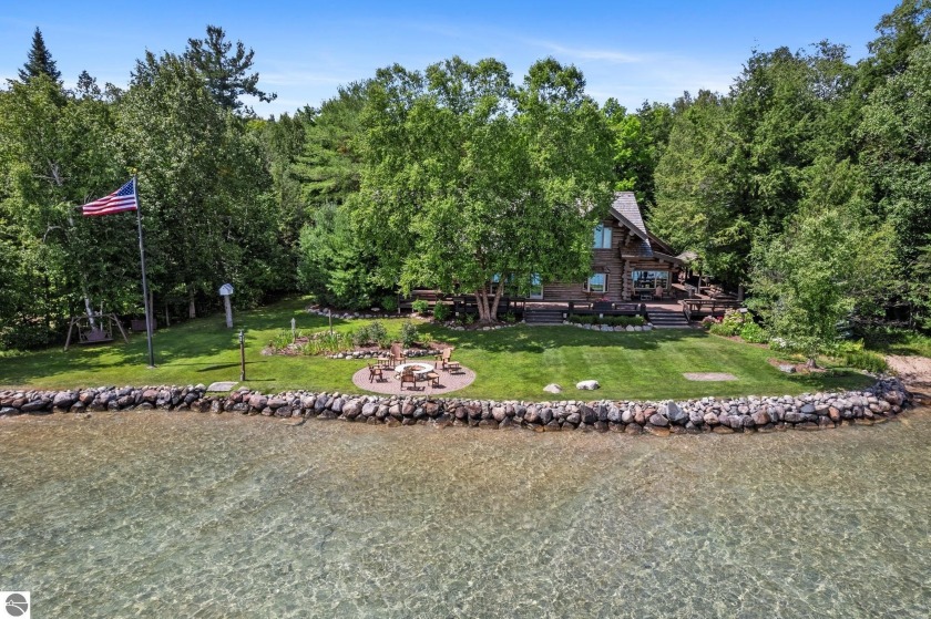 One of the most distinctive log home in Northern Michigan - Beach Home for sale in Kewadin, Michigan on Beachhouse.com