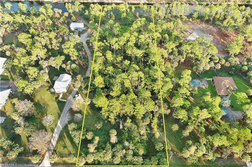 2.58 acres on the canal in the highly desired Golden Gate - Beach Acreage for sale in Naples, Florida on Beachhouse.com