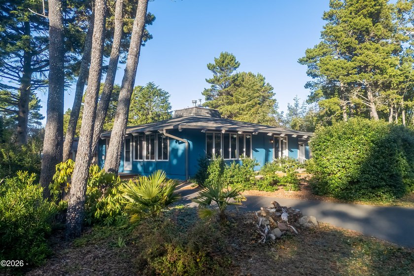 Midcentury vibes run through this iconic home in the private - Beach Home for sale in Lincoln City, Oregon on Beachhouse.com