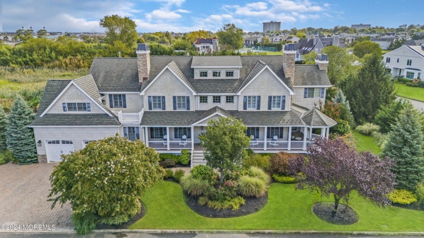 Custom Waterfront home  on estate like Private property  sits on - Beach Home for sale in Monmouth Beach, New Jersey on Beachhouse.com