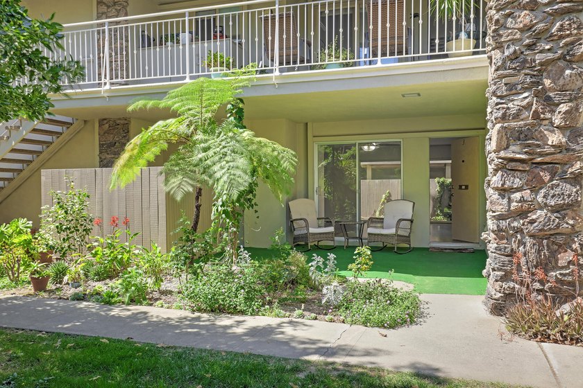 This ground-floor, single-level end unit is located in the - Beach Condo for sale in Goleta, California on Beachhouse.com