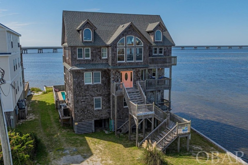 Welcome to Banzai Landing, an exceptional waterfront home that - Beach Home for sale in Rodanthe, North Carolina on Beachhouse.com