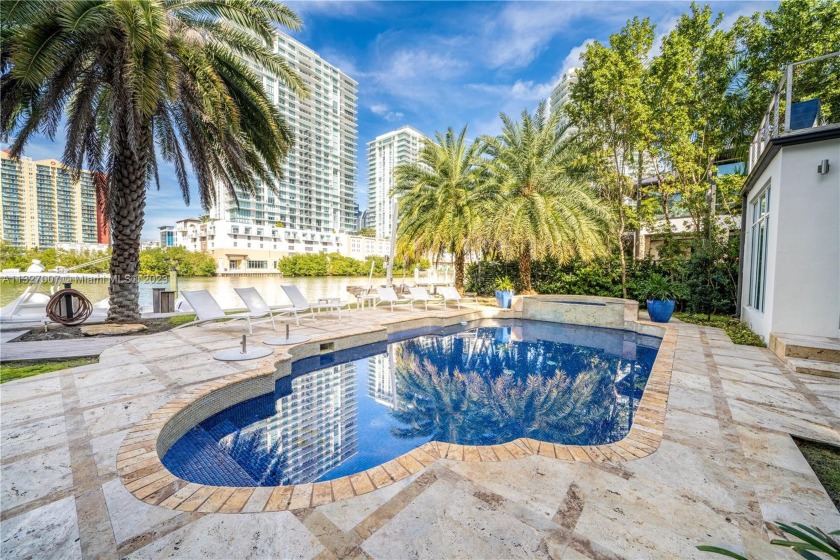 Serene water & city views from this gorgeous, recently remodeled - Beach Home for sale in Sunny  Isles  Beach, Florida on Beachhouse.com