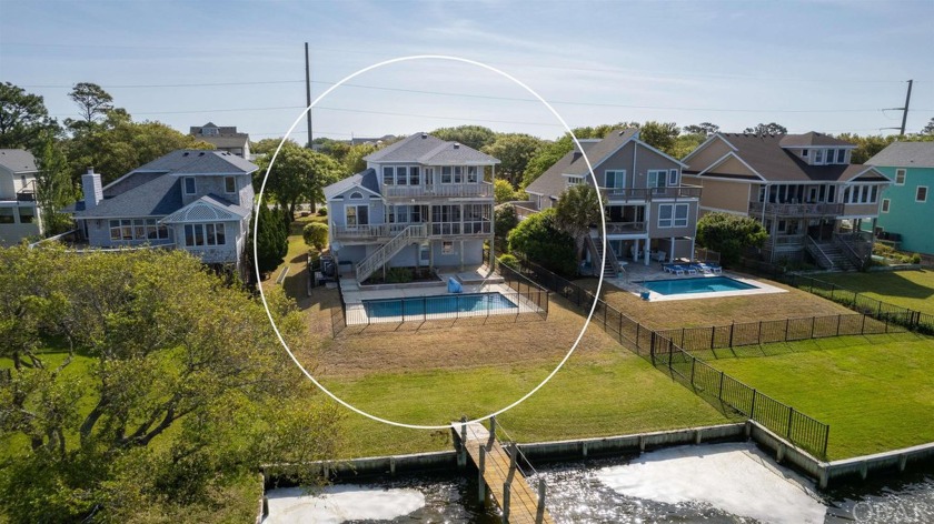 SOUNDFRONT, SALTWATER POOL (2021), BOATDOCK with LIFT.  Located - Beach Home for sale in Kill Devil Hills, North Carolina on Beachhouse.com