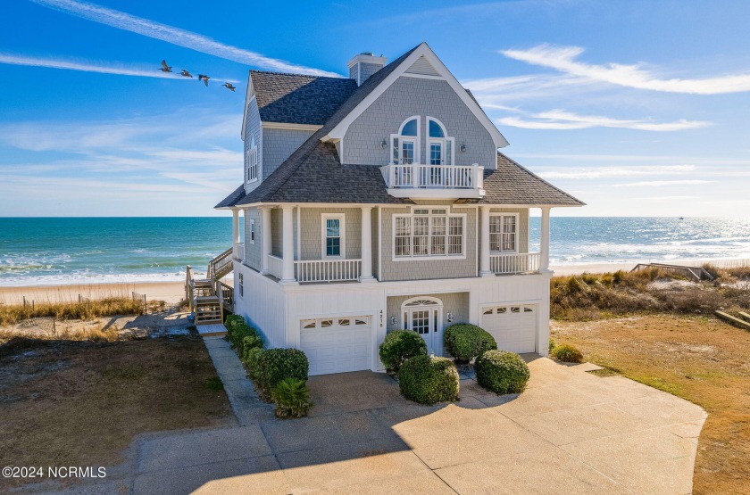 Come experience ultimate beachfront living in this beautiful - Beach Home for sale in North Topsail Beach, North Carolina on Beachhouse.com