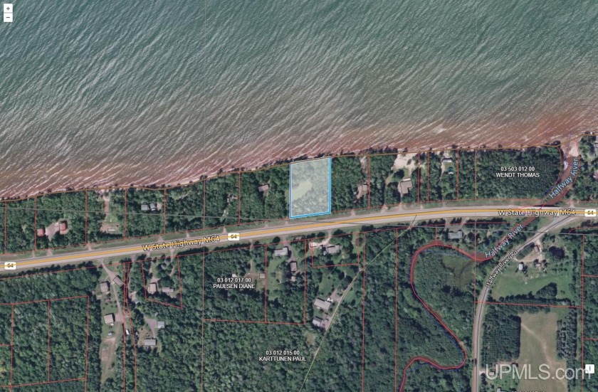 Beautiful sandy beach frontage on Lake Superior.  this parcel - Beach Lot for sale in Ontonagon, Michigan on Beachhouse.com