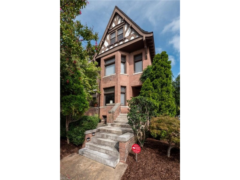 Built in 1898 by Danish engineers, this impressive Ghent home - Beach Townhome/Townhouse for sale in Norfolk, Virginia on Beachhouse.com