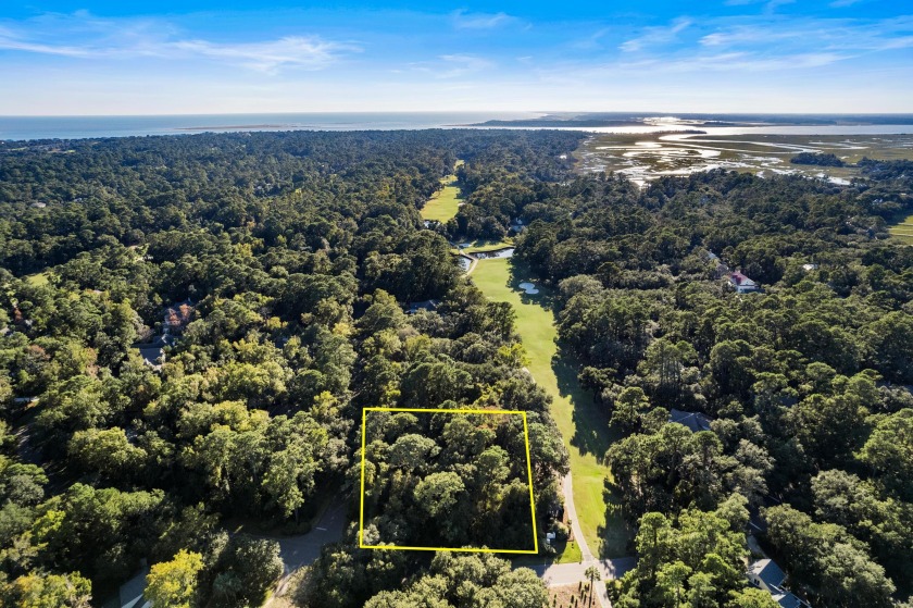 Golf course views and low country charm! Large, level golf - Beach Lot for sale in Seabrook Island, South Carolina on Beachhouse.com