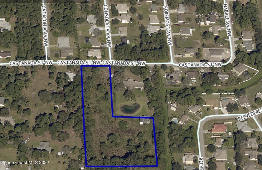 THREE AND A HALF ACRES! High and dry homesite in the city of - Beach Lot for sale in Palm Bay, Florida on Beachhouse.com