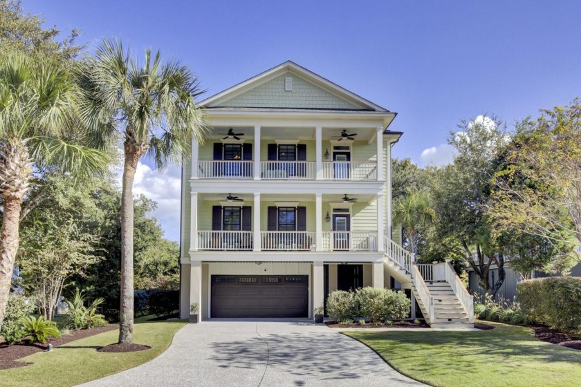 LOCATION, LOCATION - Elevated CUSTOM built home with amazing - Beach Home for sale in Mount Pleasant, South Carolina on Beachhouse.com