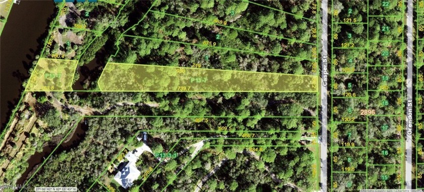 WATERFRONT ACREAGE!! MOTIVATED SELLER!! No HOA, deed - Beach Lot for sale in Port Charlotte, Florida on Beachhouse.com