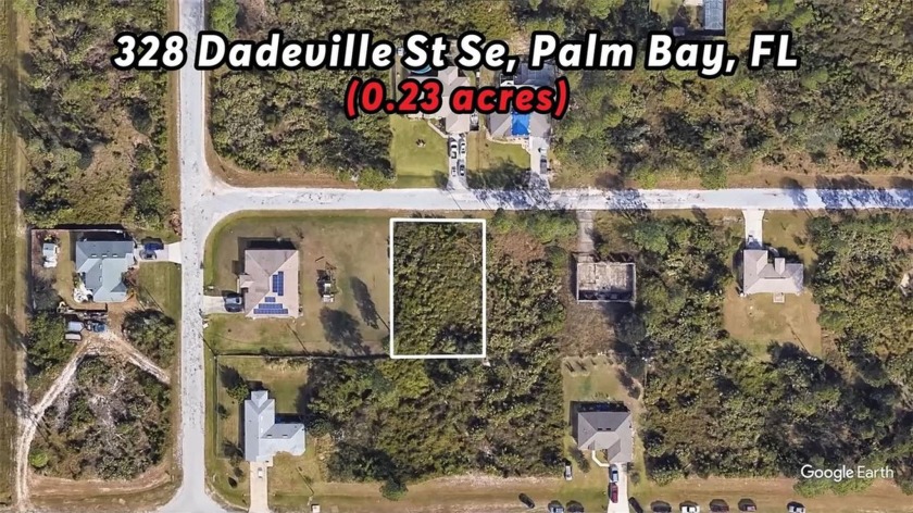 ADJACENT LOT ALSO AVAILABLE! LOCATION LOCATION LOCATION! - Beach Lot for sale in Palm Bay, Florida on Beachhouse.com