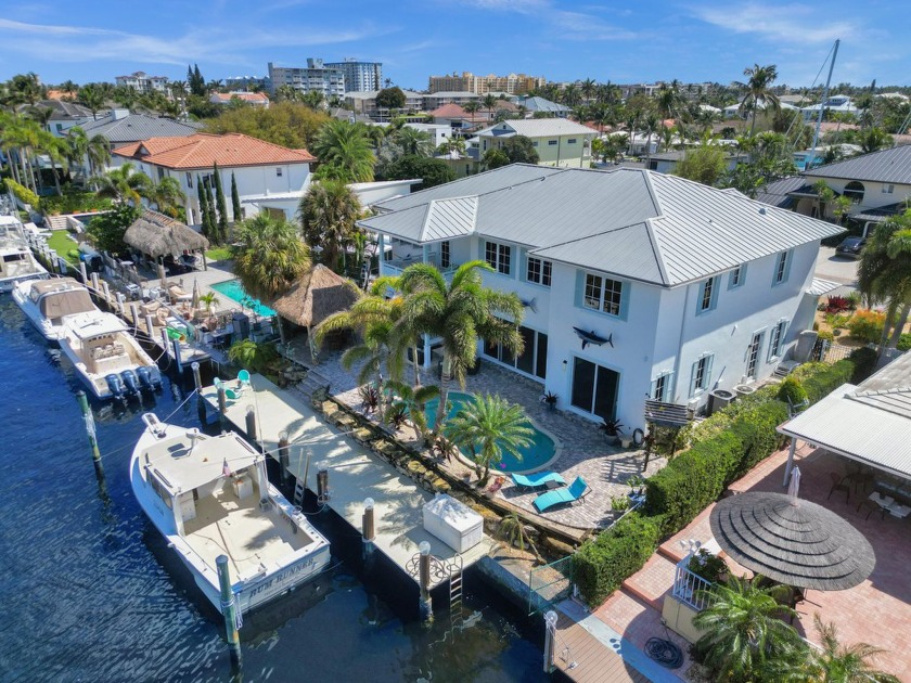 Stunning Coastal estate home on an ocean access canal, no fixed - Beach Home for sale in Deerfield Beach, Florida on Beachhouse.com