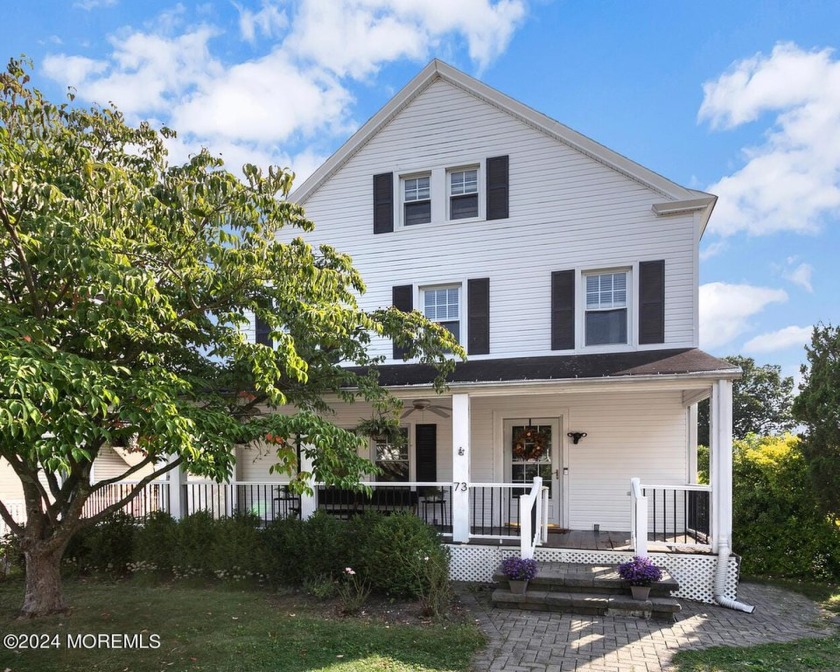 Beautifully renovated 4 BR, 2 Bath Colonial blends historic - Beach Home for sale in Atlantic Highlands, New Jersey on Beachhouse.com