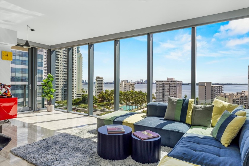 An expansive terrace with breathtaking views and a private - Beach Condo for sale in Miami, Florida on Beachhouse.com