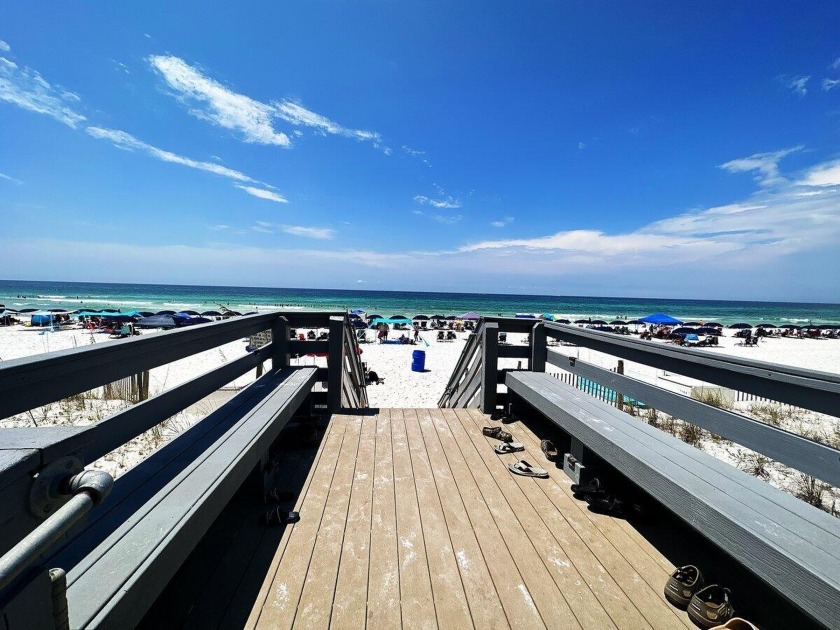 This ground floor unit sits directly on the beach. You're ONLY - Beach Condo for sale in Fort Walton Beach, Florida on Beachhouse.com