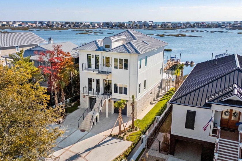 This stunning contemporary home on Murrells Inlet has 5-bedroom - Beach Home for sale in Murrells Inlet, South Carolina on Beachhouse.com