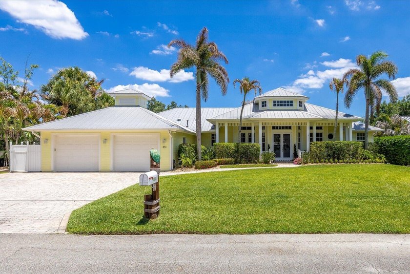 Beautiful custom-built waterfront home with private pool on wide - Beach Home for sale in Palm City, Florida on Beachhouse.com