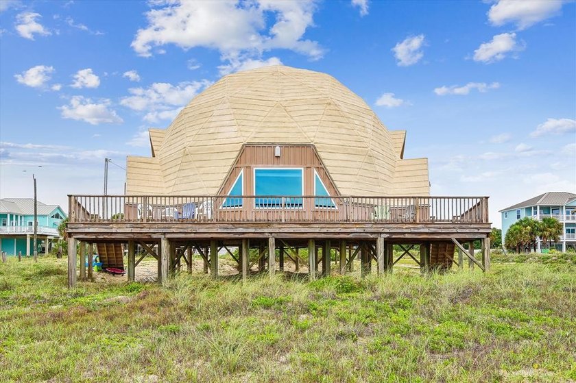 Uniquely designed beachfront cottage featuring natural cypress - Beach Home for sale in St. George Island, Florida on Beachhouse.com