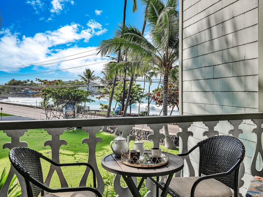 This is a leasehold property. Wake up to the sound of the ocean - Beach Condo for sale in Kailua Kona, Hawaii on Beachhouse.com