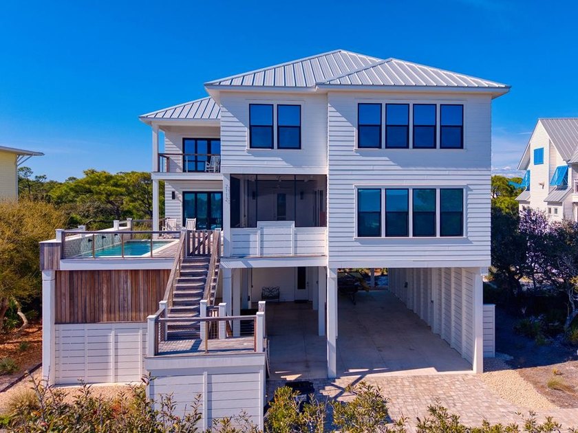 Discover unparalleled coastal luxury in this stunning new - Beach Home for sale in St. George Island, Florida on Beachhouse.com