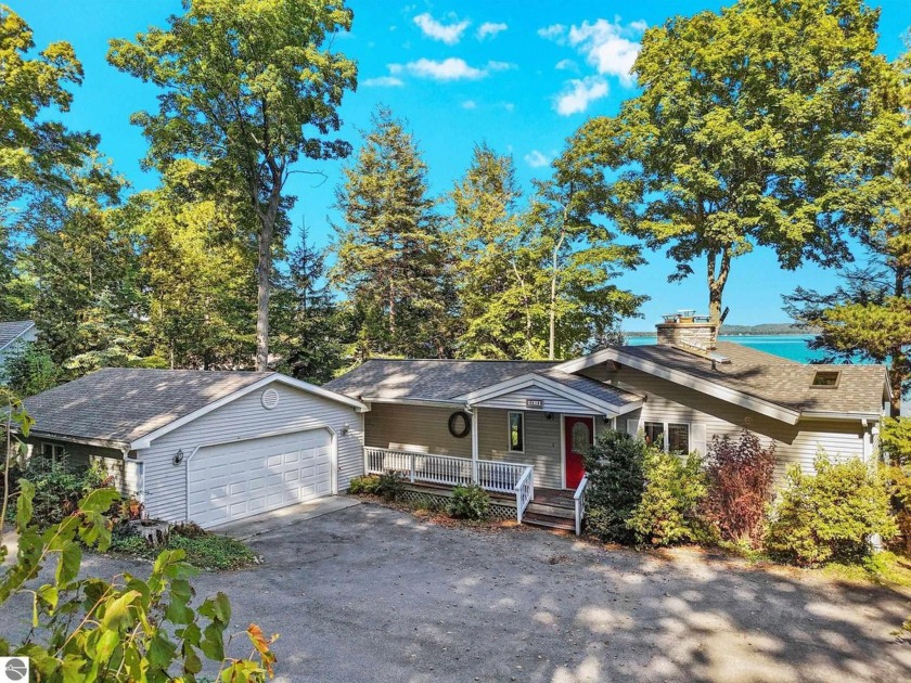 Take in the breathtaking blue waters of Big Glen Lake and views - Beach Home for sale in Glen Arbor, Michigan on Beachhouse.com