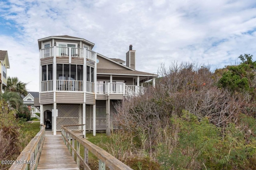 Enjoy expansive ocean views in this spectacular home.  Choose - Beach Home for sale in Oak Island, North Carolina on Beachhouse.com