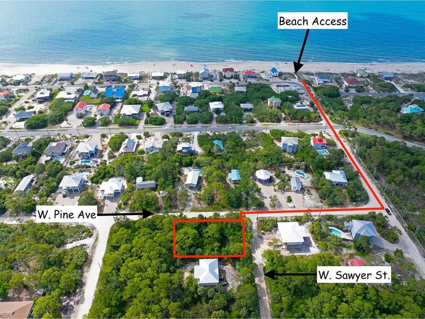 Build your island home on this beautifully wooded corner lot - Beach Lot for sale in St. George Island, Florida on Beachhouse.com