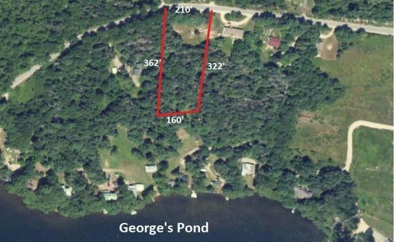 Cleared lot with concrete pad, drilled well and septic system in - Beach Lot for sale in Franklin, Maine on Beachhouse.com