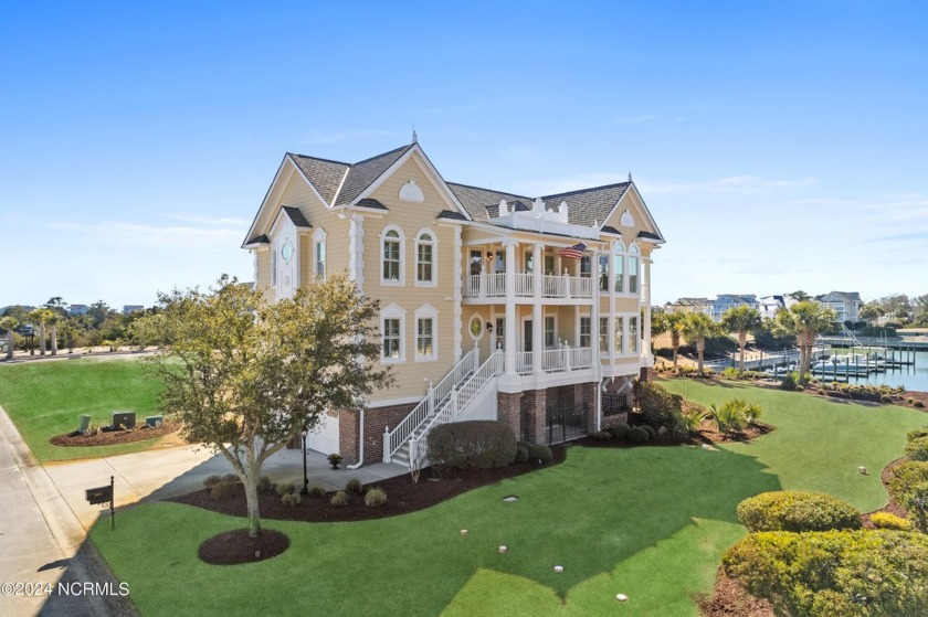 Exquisite custom-built home situated directly on the marina in - Beach Home for sale in Supply, North Carolina on Beachhouse.com