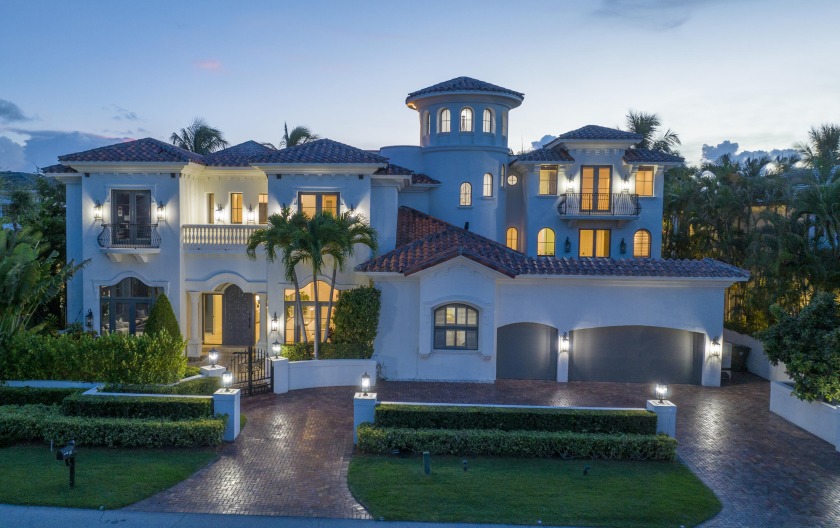 Remastered Spanish Colonial-inspired Intracoastal estate sited - Beach Home for sale in Boca Raton, Florida on Beachhouse.com