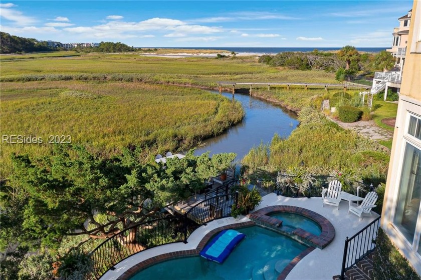 Jaw dropping views of the marsh from front and back of the home - Beach Home for sale in Hilton Head Island, South Carolina on Beachhouse.com