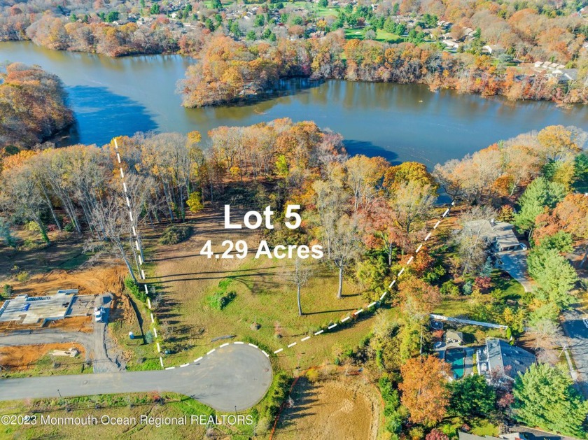 This premier 4.3 acre lake front lot is the crown jewel of the - Beach Acreage for sale in Red Bank, New Jersey on Beachhouse.com