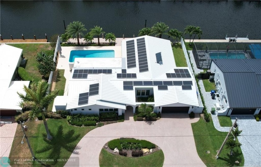 $10 A MONTH ELECTRIC BILL. FULL HOUSE NEW SOLAR WITH TESLA FAST - Beach Home for sale in Fort Lauderdale, Florida on Beachhouse.com