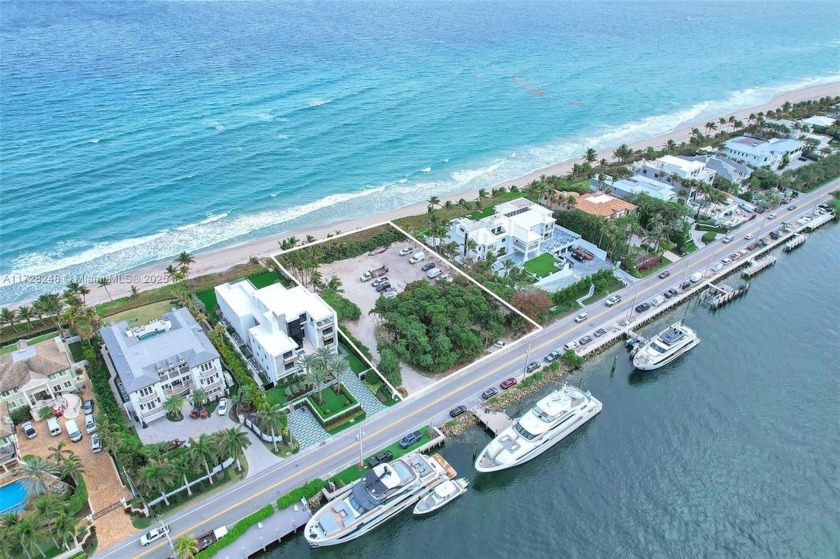 Discover a rare opportunity with 160 feet of ocean frontage and - Beach Lot for sale in Hillsboro Beach, Florida on Beachhouse.com