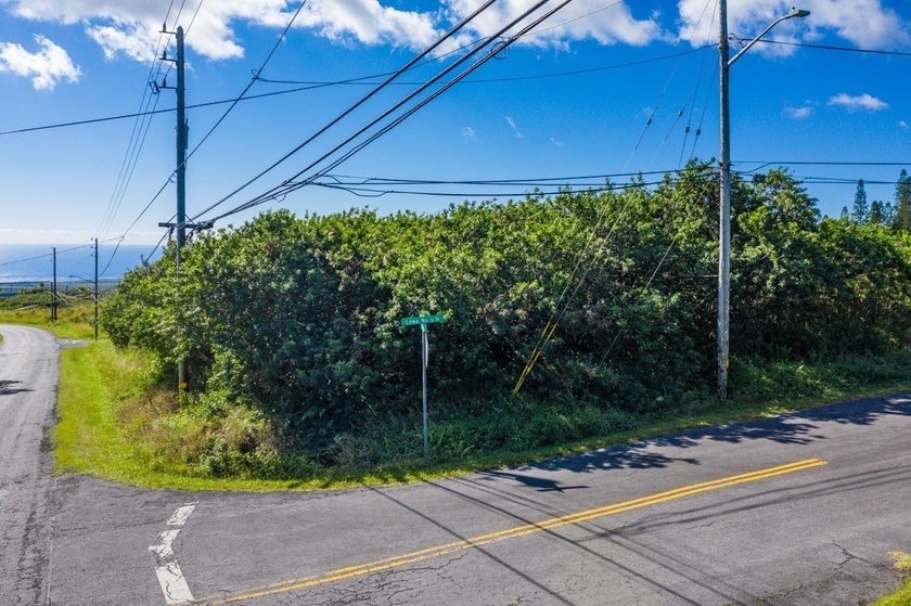 Nice corner lot on Wakea. Ocean views.Turn off of Kamaoa Rd onto - Beach Lot for sale in Naalehu, Hawaii on Beachhouse.com
