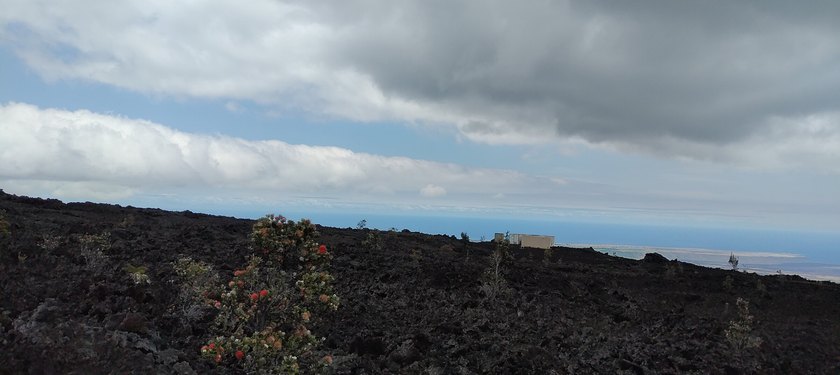 Wide sky, open ocean views, and a full acre to work with - this - Beach Lot for sale in Ocean View, Hawaii on Beachhouse.com