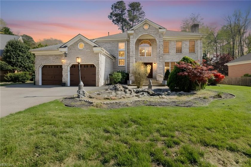 Tucked at the end of a quiet cul-de-sac, this stately all-brick - Beach Home for sale in Newport News, Virginia on Beachhouse.com