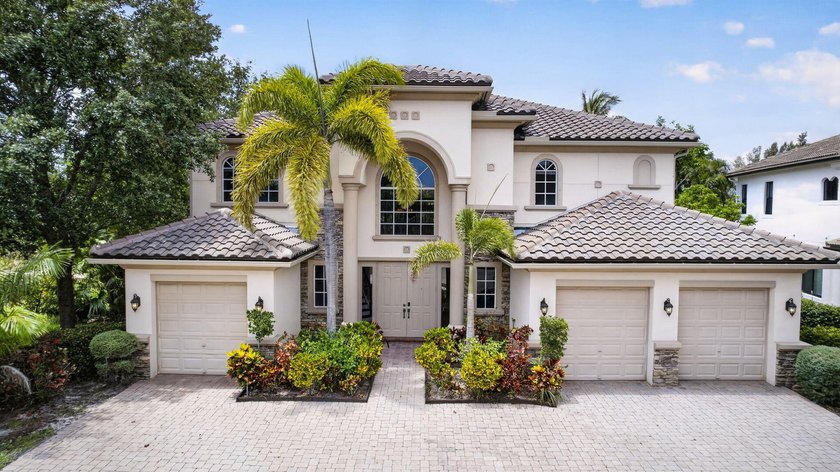 Located on a private cul-de-sac lakefront lot in the exclusive - Beach Home for sale in Royal Palm Beach, Florida on Beachhouse.com
