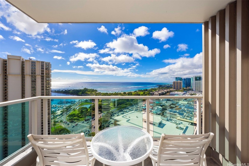 Discover panoramic Pacific Ocean, Ala Moana Beach Park, Ala Wai - Beach Condo for sale in Honolulu, Hawaii on Beachhouse.com