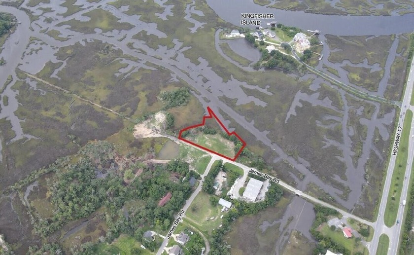 Approximately 0.85 acres of three marsh front lots on James Bay - Beach Lot for sale in Johns Island, South Carolina on Beachhouse.com