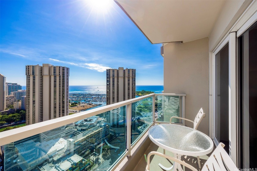 Discover panoramic Pacific Ocean, Magic Island, Ala Wai Harbor - Beach Condo for sale in Honolulu, Hawaii on Beachhouse.com
