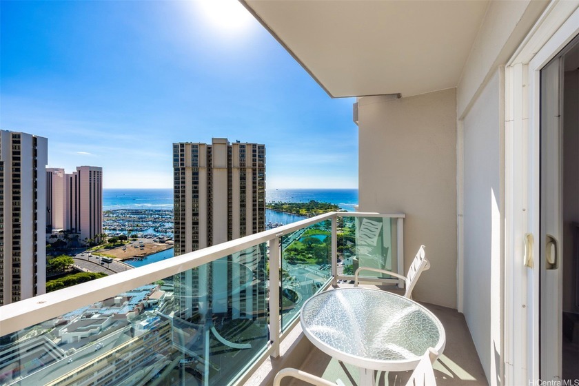 Discover panoramic Pacific Ocean, Magic Island, Ala Wai Harbor - Beach Condo for sale in Honolulu, Hawaii on Beachhouse.com