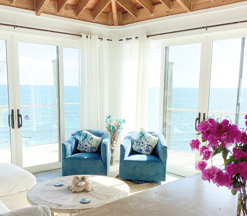 Remodeled Oceanfront Cottage Directly on the Warm Calm - Beach Vacation Rentals in Rainbow Bay, Eleuthera on Beachhouse.com