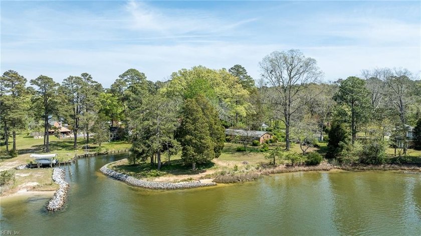 Over 7 acres of serene water frontage at the mouth of Wilson - Beach Home for sale in Gloucester, Virginia on Beachhouse.com