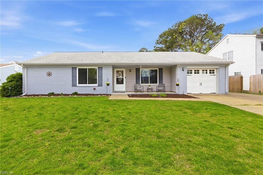 This charming Virginia Beach home at has been freshly painted - Beach Home for sale in Virginia Beach, Virginia on Beachhouse.com