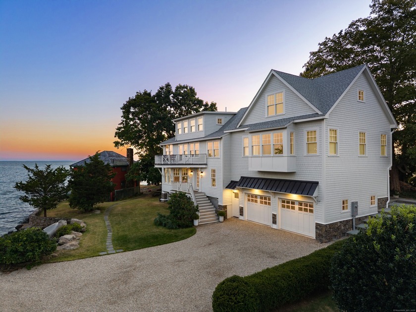 Welcome to Point House, a distinguished c. 1850 waterfront - Beach Home for sale in Branford, Connecticut on Beachhouse.com