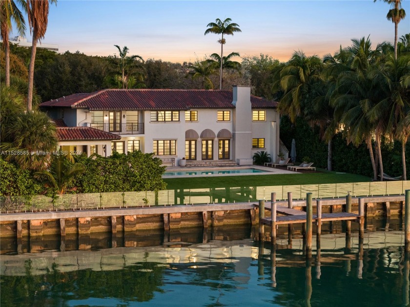 Spanish Mediterranean Architectural beauty on gated  private Bay - Beach Home for sale in Miami, Florida on Beachhouse.com