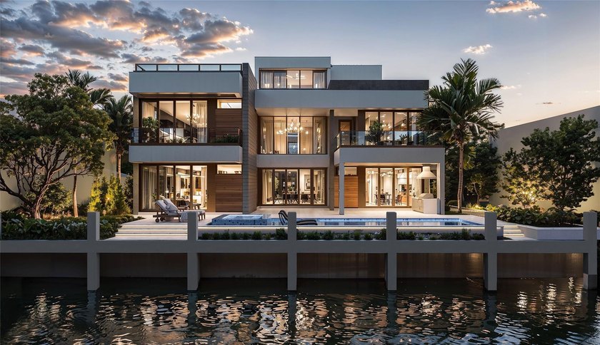 New, Ultra-Modern Deepwater Estate on 80' of waterfrontage just - Beach Home for sale in Pompano Beach, Florida on Beachhouse.com