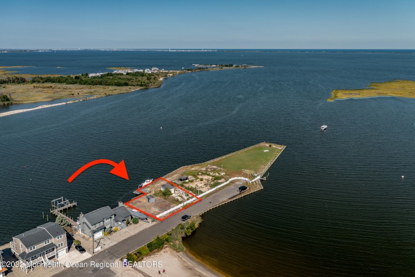 Rare opportunity to own an oversized lot located directly on the - Beach Lot for sale in Lanoka Harbor, New Jersey on Beachhouse.com